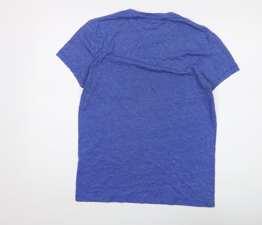 Jack Wills Men's Blue Medium Crew Neck T-Shirt