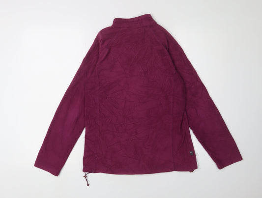 Womens UK Size 10 Regular Mountain Life Purple Polyester Jacket