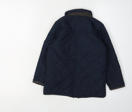 Regatta Boys Blue Quilted Jacket 3-4 Years Winter Coat