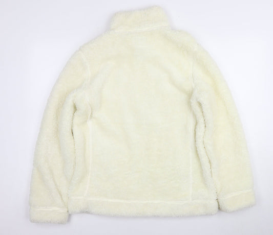 Signature Women's Ivory Fleece Jacket M - Winter Essential