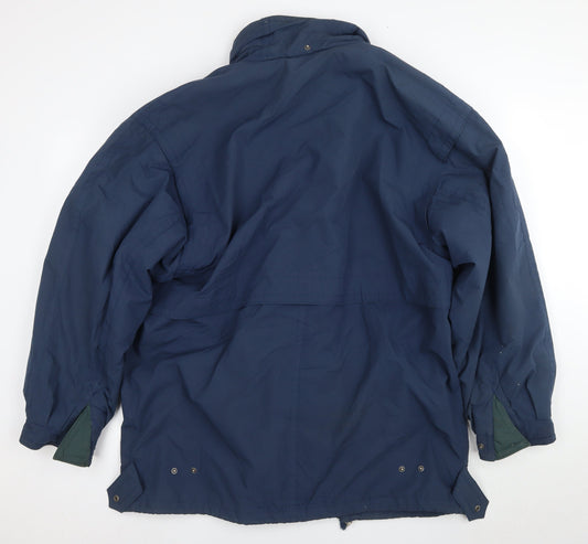 Marks and Spencer Men's Blue Lined Jacket L