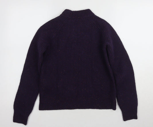 Superdry Women's Purple Pullover Jumper Size 10