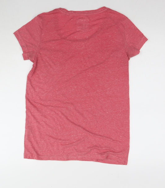 Jack Wills Women's Pink Basic T-Shirt UK Size 10