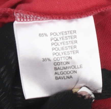 Palm Grove Women's Red Polo Shirt - Size 12, Casual Wear