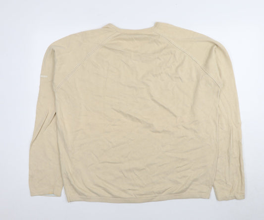 Cottonfield Men's Beige XL V-Neck Pullover Jumper