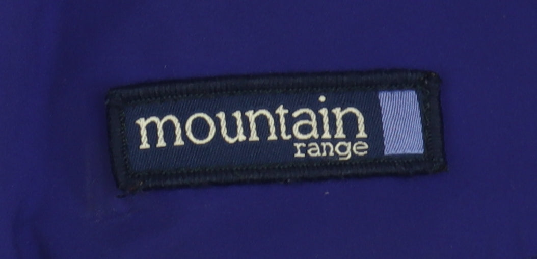 Mountain Range Men's Blue Medium Rain Jacket