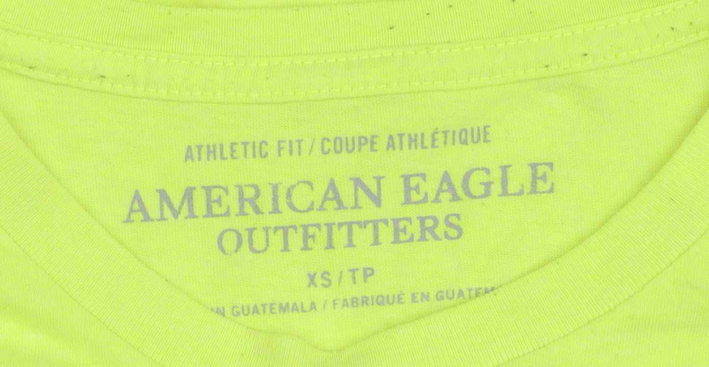 American Eagle Unisex Green XS Athletic T-Shirt