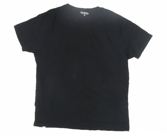 Duck and Cover Men's Black 2XL Graphic T-Shirt