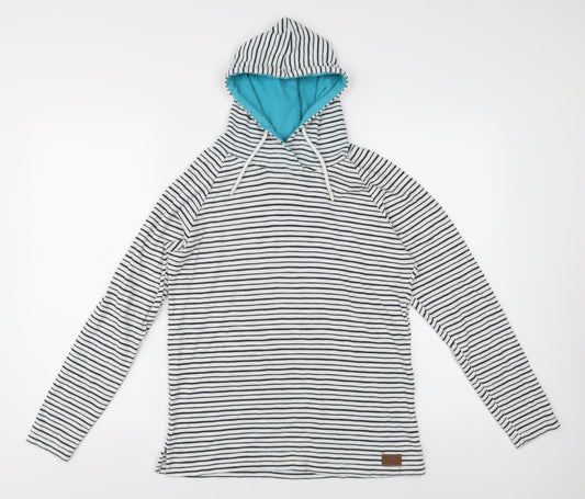 Trespass Unisex Striped Hoodie Multicolour Size L