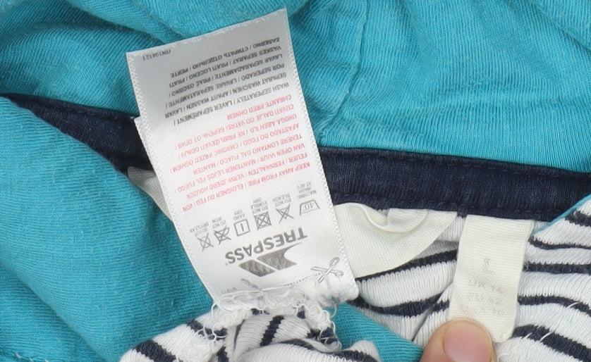 Trespass Unisex Striped Hoodie Multicolour Size L