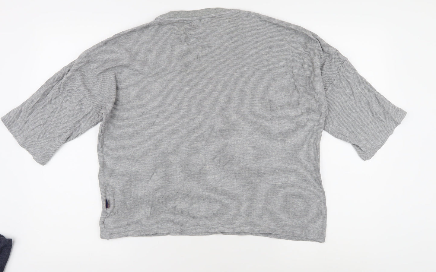 Tommy Hilfiger Unisex Grey Relaxed Fit T-Shirt M