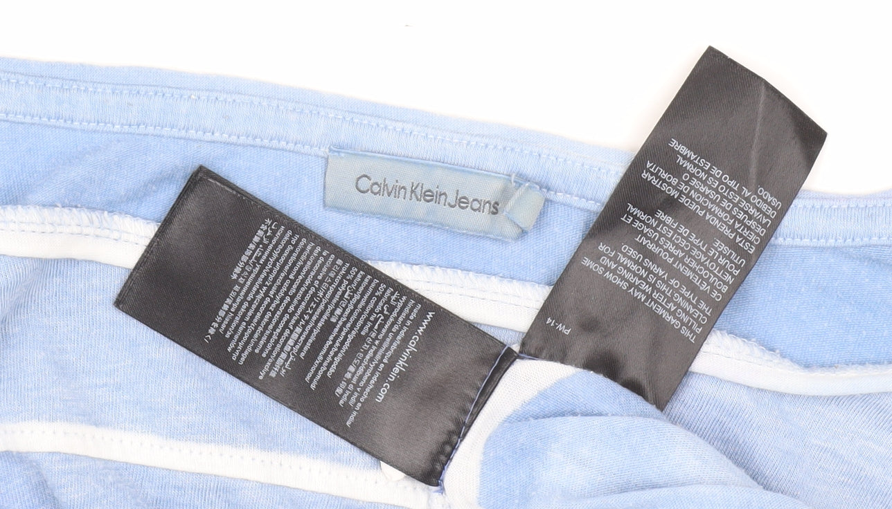 Calvin Klein Jeans Women's Blue Casual T-Shirt M