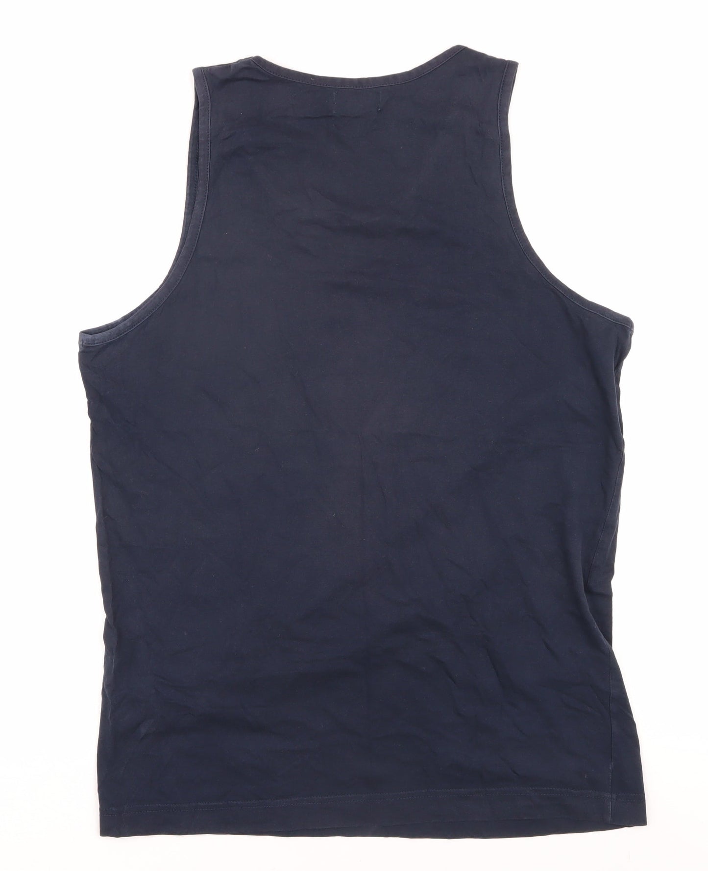 Kappa Men's Blue Tank Top Large Sleeveless