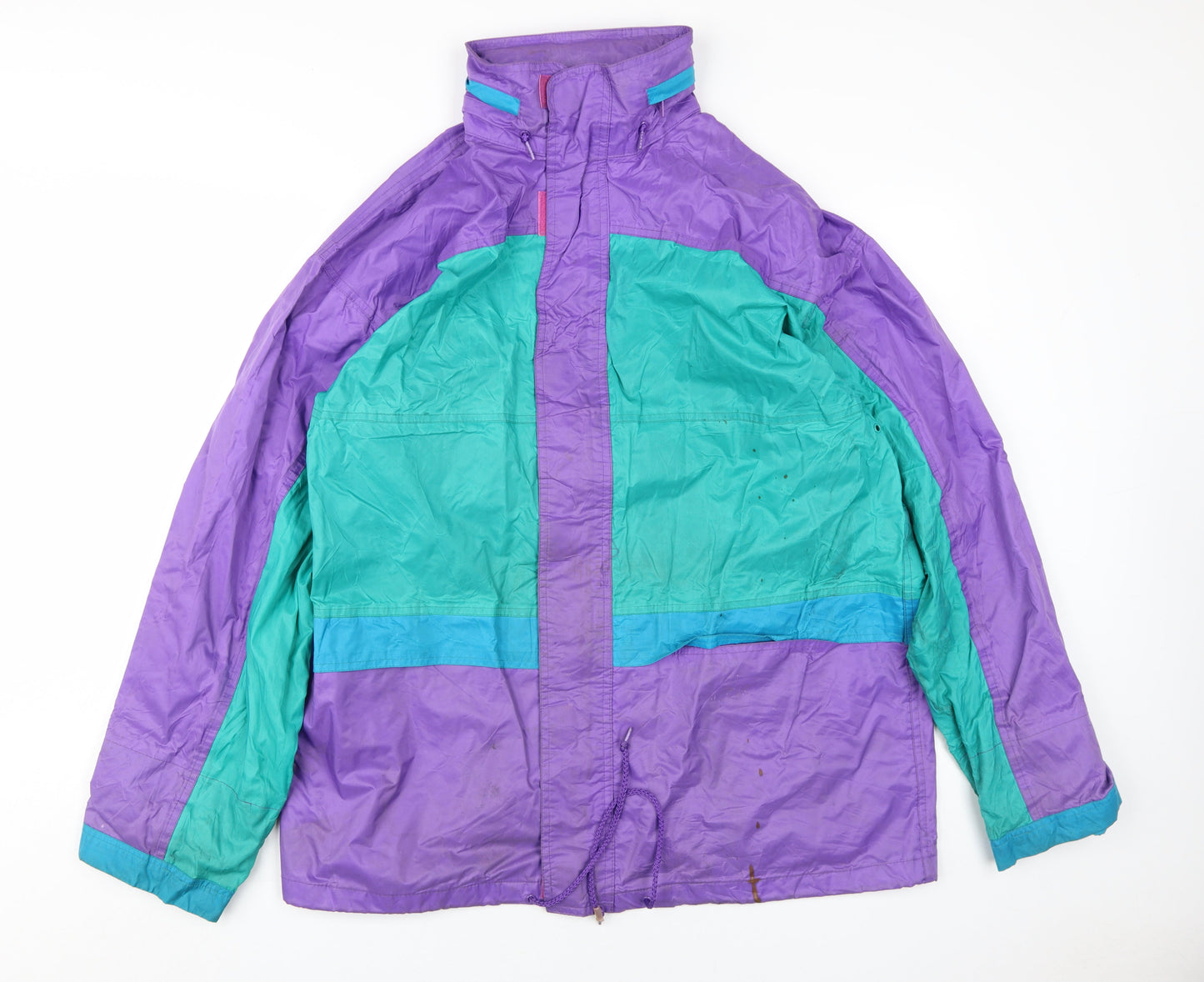 Champion Unisex Retro Multicolour Windbreaker L