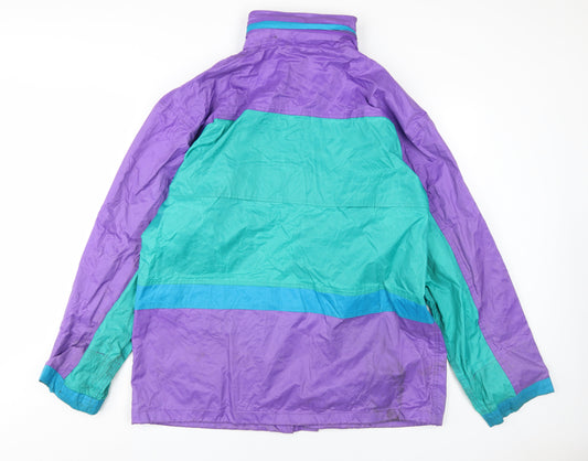 Champion Unisex Retro Multicolour Windbreaker L