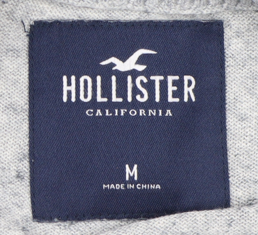 Hollister Men's Grey Pullover Jumper M