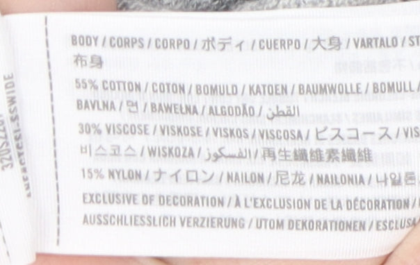 Hollister Men's Grey Pullover Jumper M