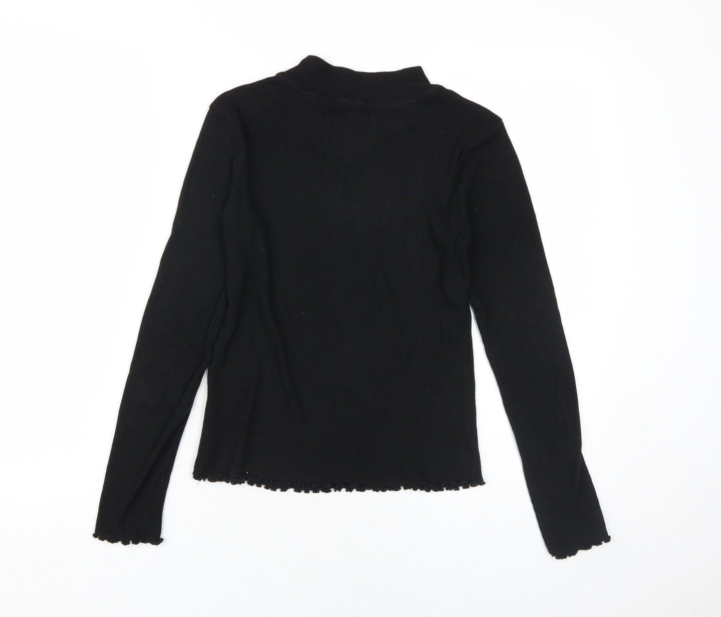 Jack Wills Black Women's Jersey Top Size 10