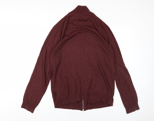 Esprit Men's Red Full Zip Jumper XL