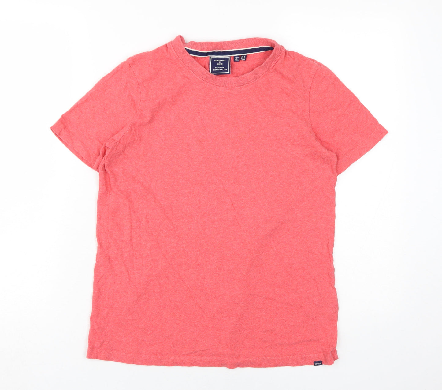 Superdry Women's Red Crew Neck T-Shirt UK 6