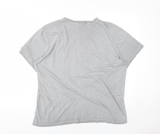 Harry Potter Unisex Grey 2XL Basic T-Shirt