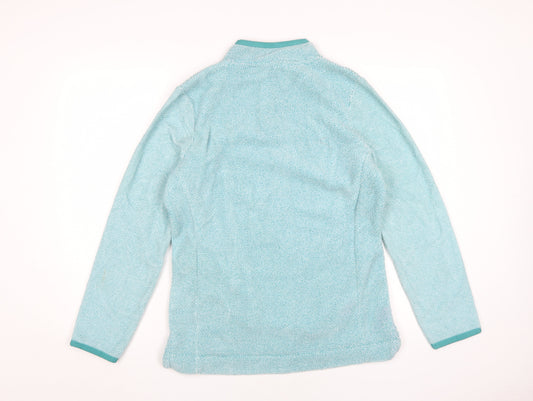 Weird Fish Women's Blue Casual Mid-Length Jacket