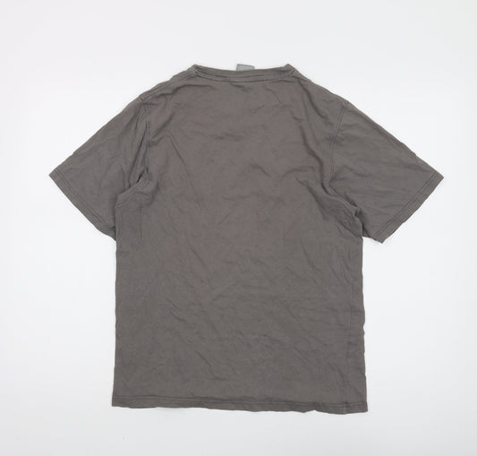 Nike Men's Grey Short Sleeve Crew Neck T-Shirt S