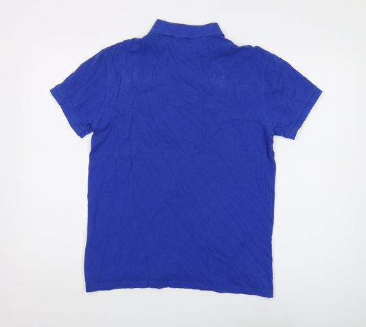 Ralph Lauren Men's Blue Slim Fit Polo, M