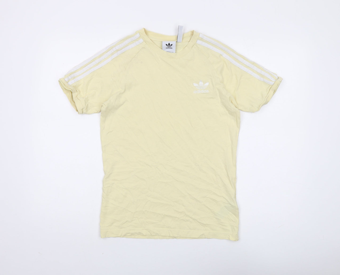 Adidas Women's Yellow XS Basic T-Shirt