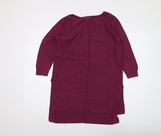 White Stuff Womens Purple Tunic Jumper Size 10