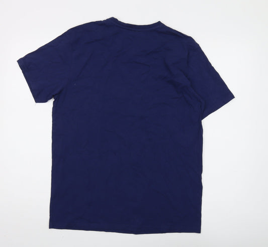 England Rugby Men's Blue L Sports T-Shirt