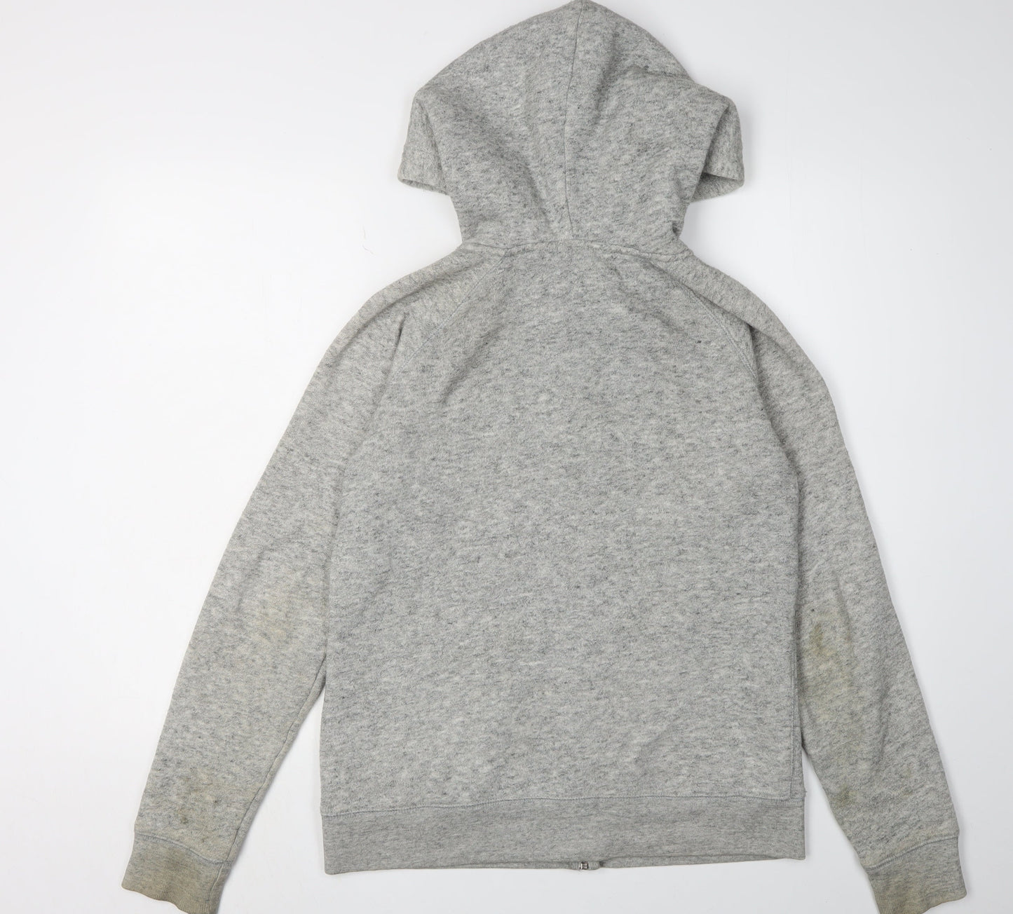 Jack Wills Women's Grey Full Zip Hoodie Size 12