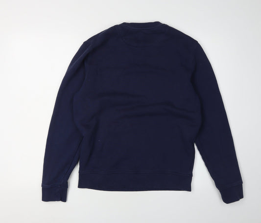Lyle & Scott Men's Blue Pullover Logo Sweatshirt M