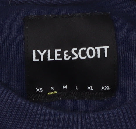 Lyle & Scott Men's Blue Pullover Logo Sweatshirt M