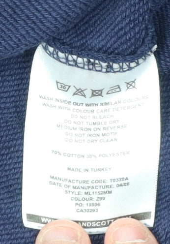 Lyle & Scott Men's Blue Pullover Logo Sweatshirt M
