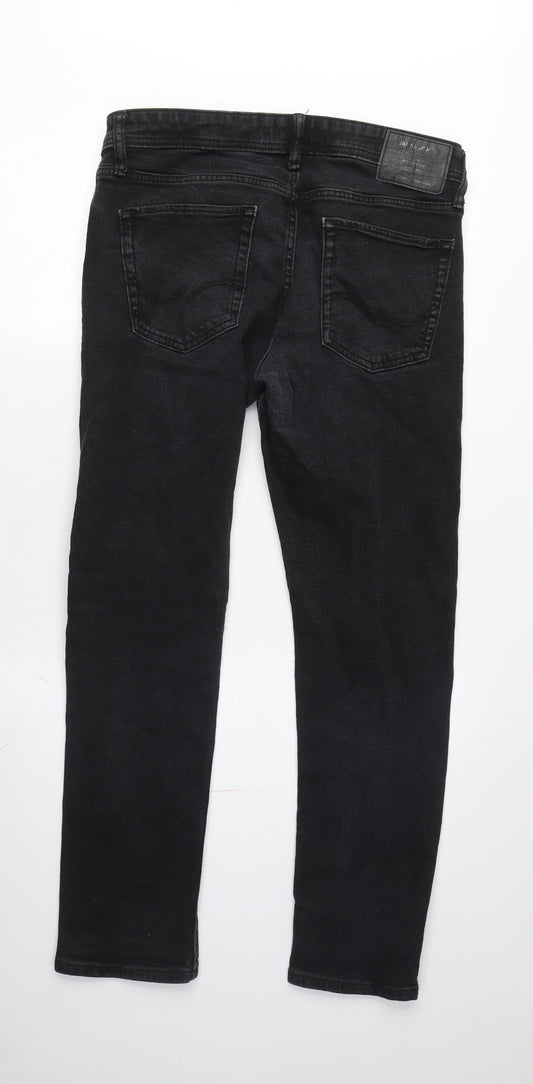 Jack & Jones Men's Black Slim Jeans 32W 32L