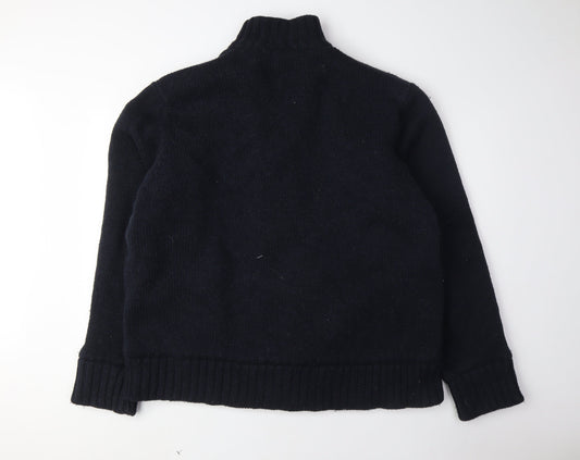 Marks and Spencer Men's Black Wool Cotton XL Jacket