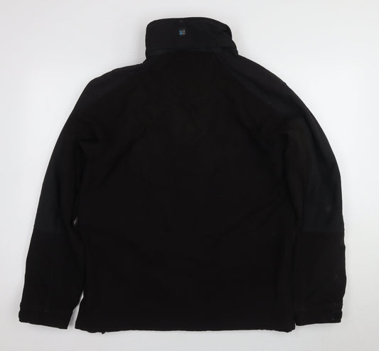 Regatta Men's Black L Soft Shell Jacket, Full Zip, Casual