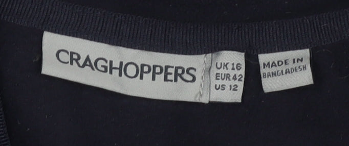 Craghoppers Women's Blue Pullover Sweatshirt, Size 16