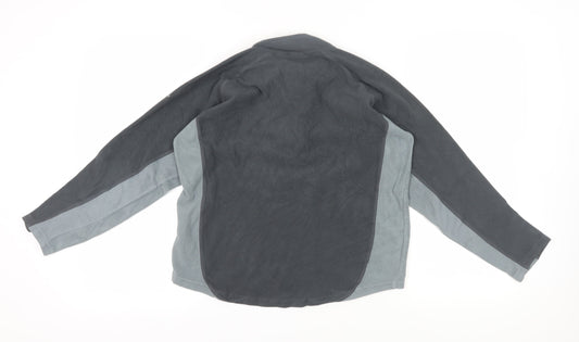 Trespass Grey Unisex Henley Sweatshirt M, 1/2 Zip, Outdoor Casual