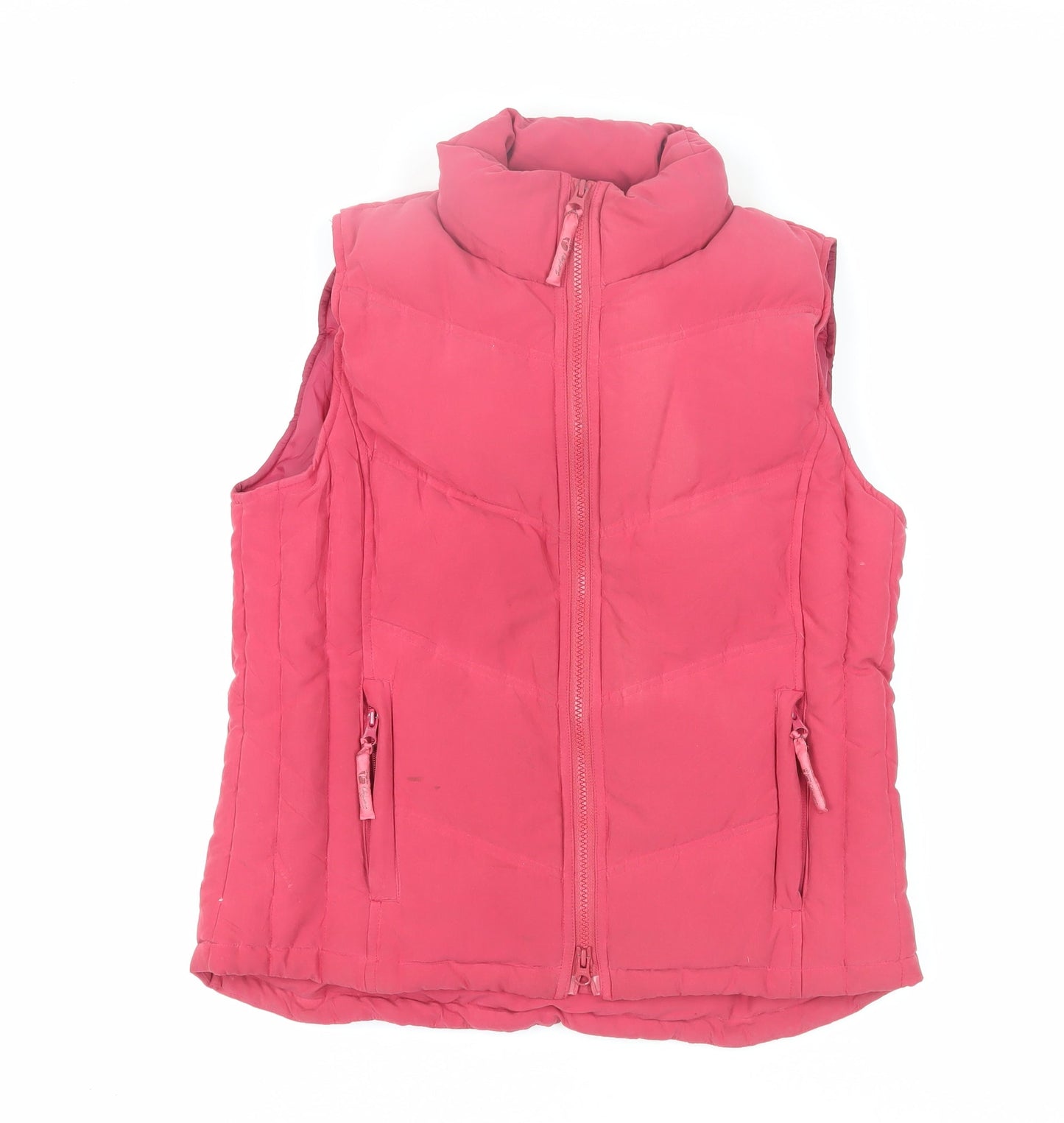 Jack Murphy Pink Women's Puffer Waistcoat Size 12