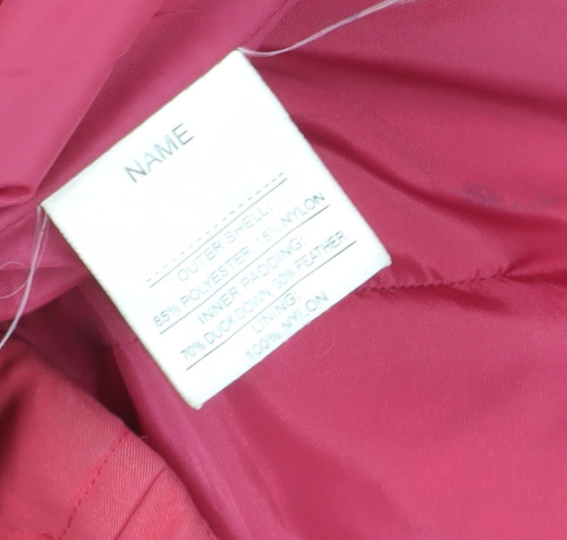 Jack Murphy Pink Women's Puffer Waistcoat Size 12