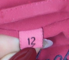 Jack Murphy Pink Women's Puffer Waistcoat Size 12