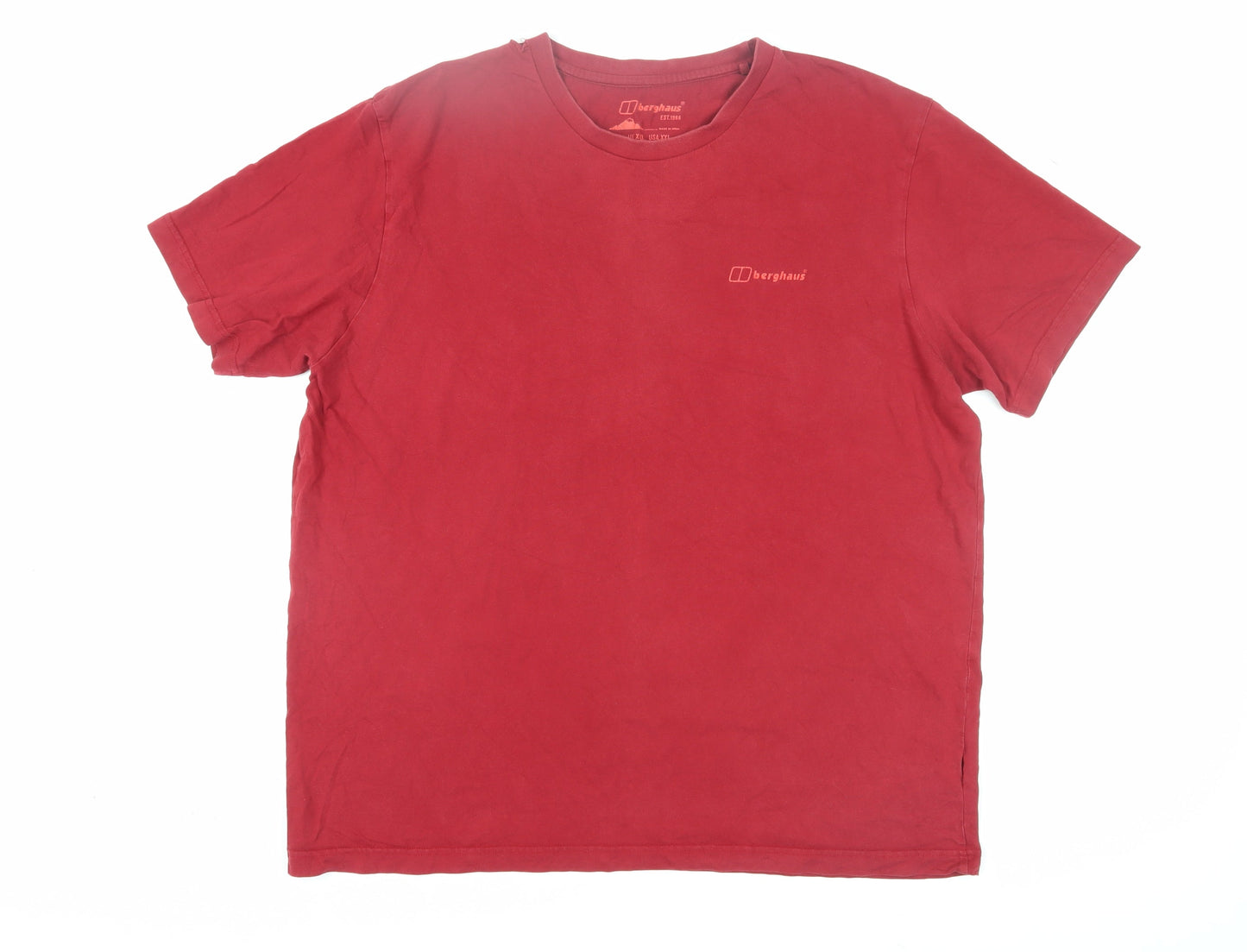 Berghaus Men's Red 2XL Crew Neck T-Shirt
