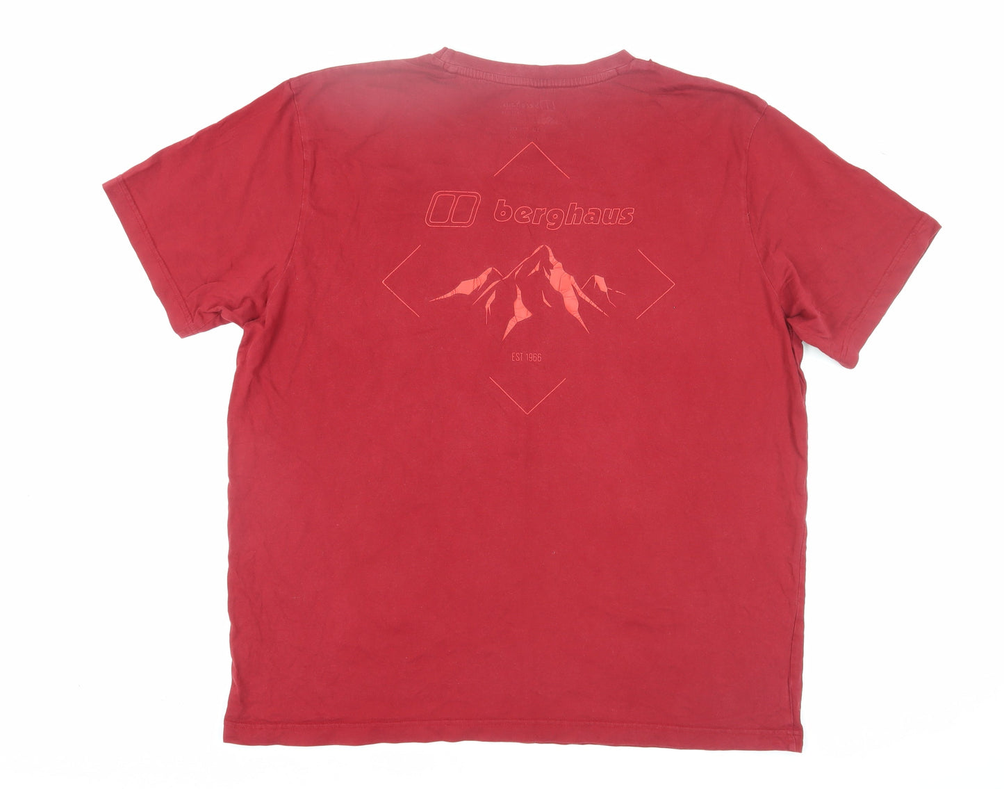 Berghaus Men's Red 2XL Crew Neck T-Shirt