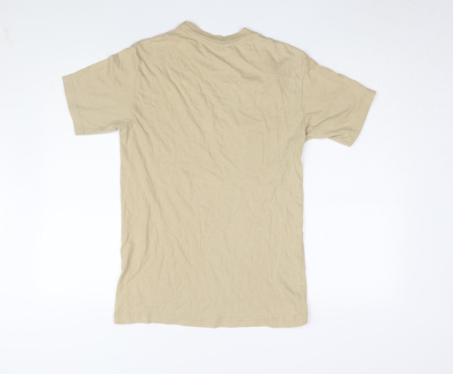 Puma Men's Beige Short Sleeve T-Shirt M