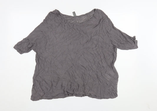 Gap Women's Grey Blouse Medium Size Viscose Casual