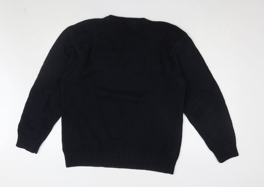 Tommy Hilfiger Men's Black L Pullover Jumper