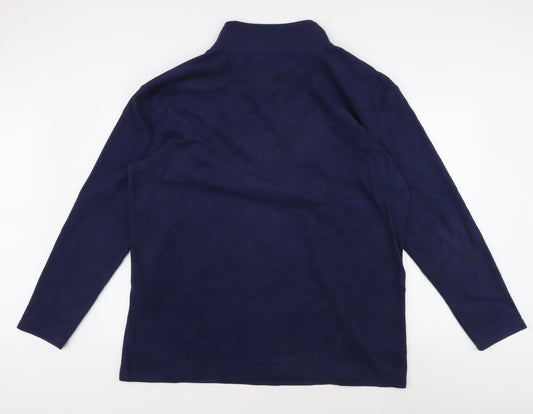 Peter Storm Men's Blue 1/4 Zip Fleece Sweatshirt 2XL