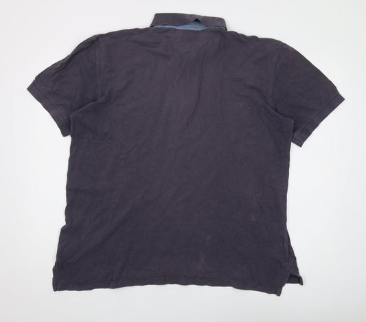 Tommy Hilfiger Men's Blue 2XL Polo Shirt